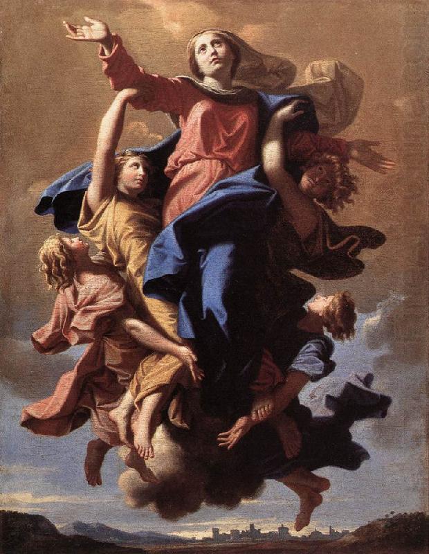The Assumption of the Virgin, Nicolas Poussin
